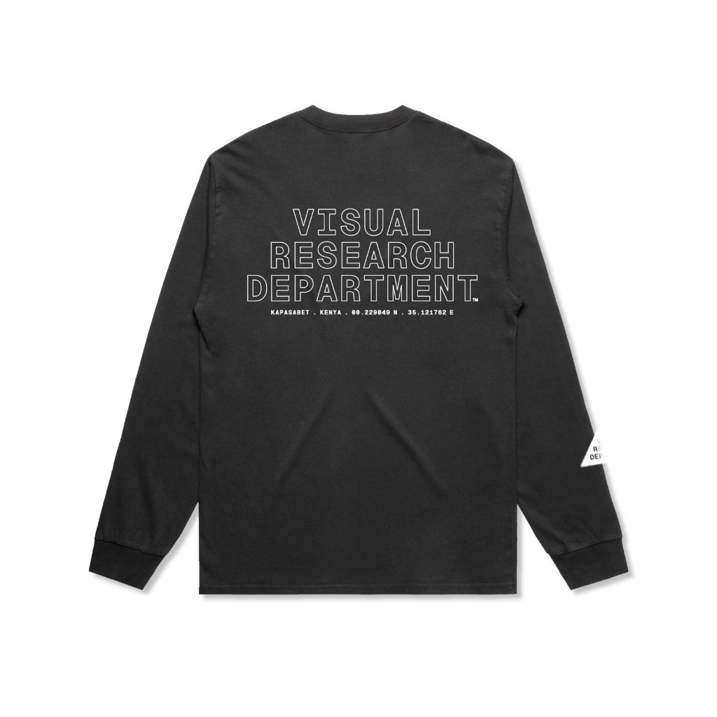 VRD Long Sleeve, Faded Black - back view