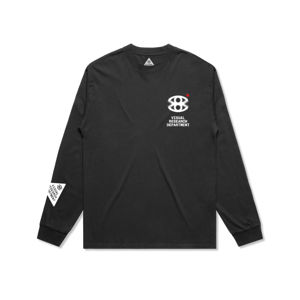VRD Long Sleeve, Faded Black - front view
